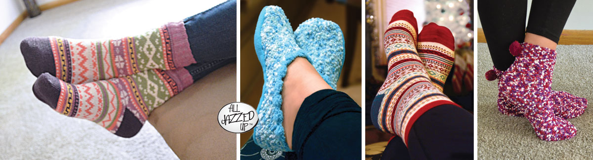 fuzzy footies socks